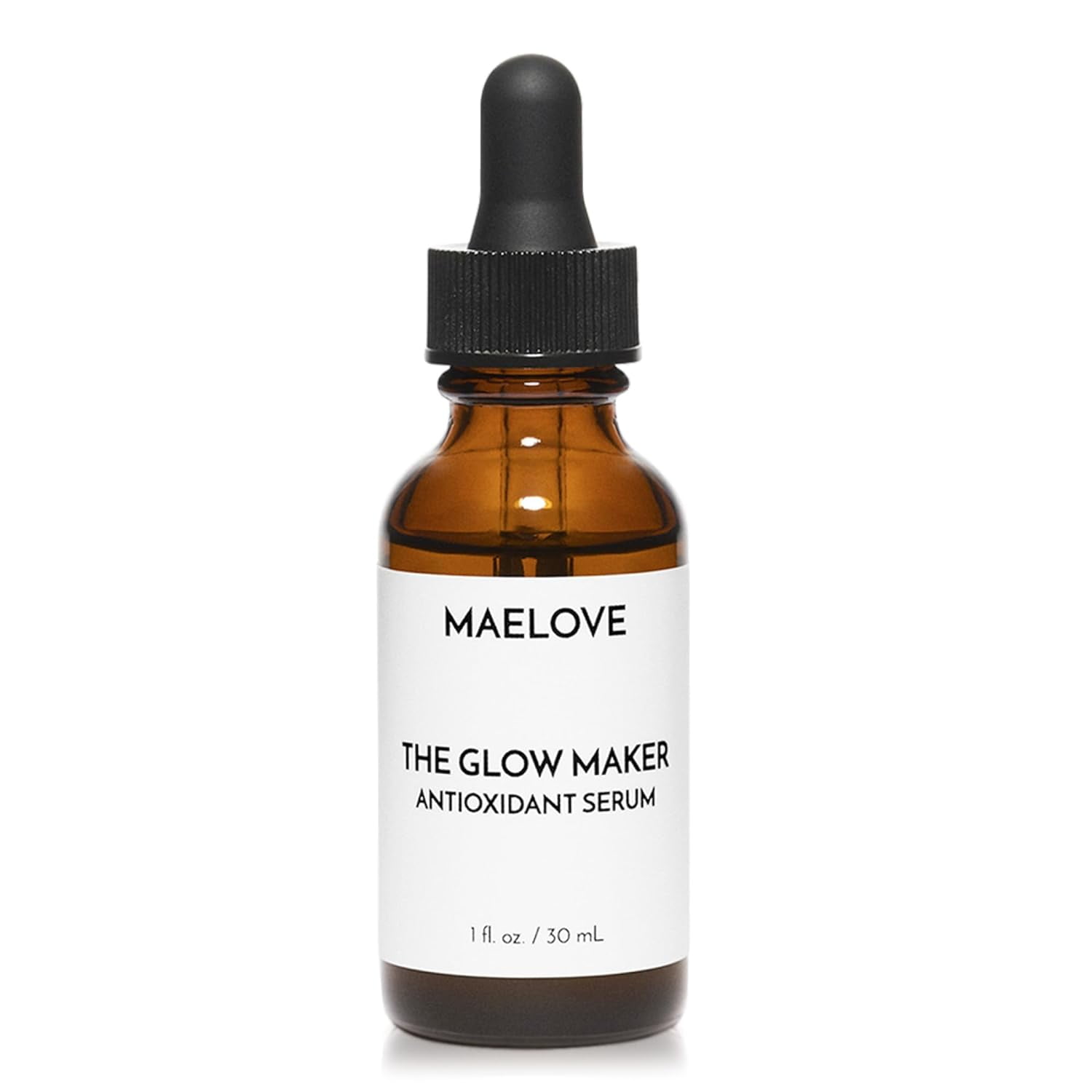 C Serum by MAELOVE, Glow Maker with Vitamins C, E, Ferulic & Hyaluronic Acid, Unscented, Award
