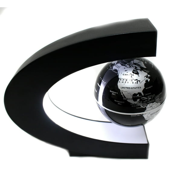 C Shape Magnetic Levitation Floating Globe Decorative Globe