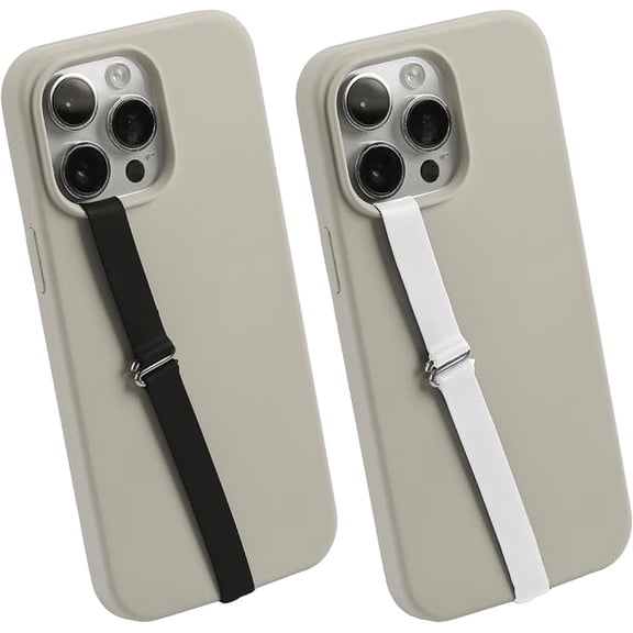 C-Shaped Clip Finger Phone Grip, Silicone Mobile Phone Strap for Phone Case with Clip as Phone Loop Holder
