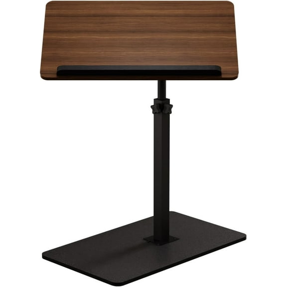 dxynlzq C Shaped End Table 20" W x 14" L 17"-31" Adjustable Swivel and Turnable Desktop Foldable Side Table for Small Spaces