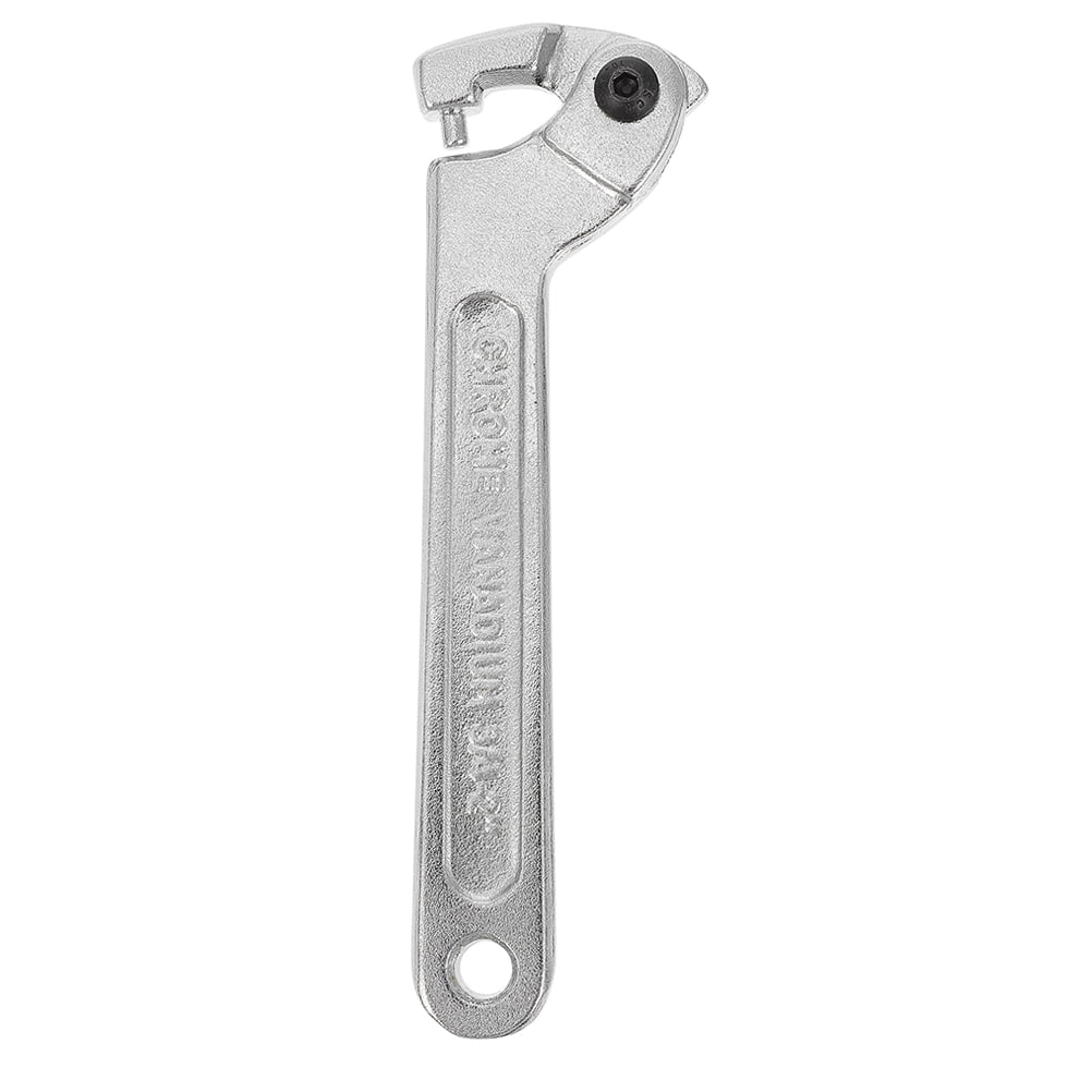 C Shaped Hook Spanner Crescent Wrench Adjustable Repairing Hook Spanner 