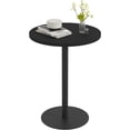 thumbnail image 1 of C Shaped Side Table, Round End Table, Tv Trays Table for Couch, Small Snack Table with Metal Leg for Living Room, Bedroom, Bedside, Sofa and Office (Black), 1 of 16