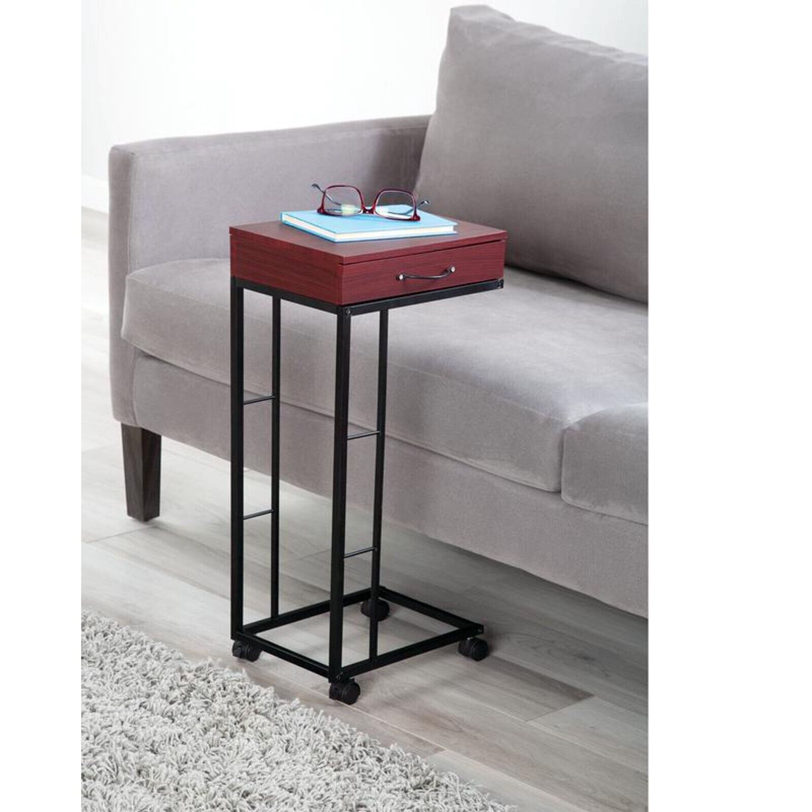 Side Sofa Table Cup Holder