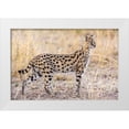 thumbnail image 1 of C. Sink, Jeffrey 14x11 White Modern Wood Framed Museum Art Print Titled - Serval Hunting, 1 of 4