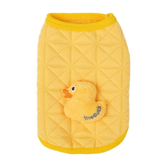 C Sleeveless Warm Pet Vest For Small Dogs Puppies Winter Windproof Soft Lining Coat For Kittens Rabbits Cold Weather