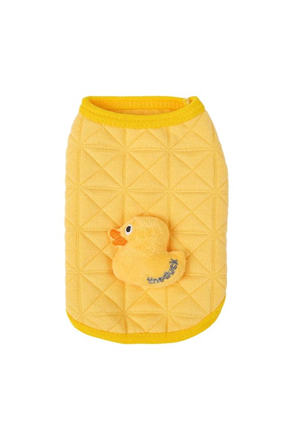 C Sleeveless Warm Pet Vest For Small Dogs Puppies Winter Windproof Soft Lining Coat For Kittens Rabbits Cold Weather