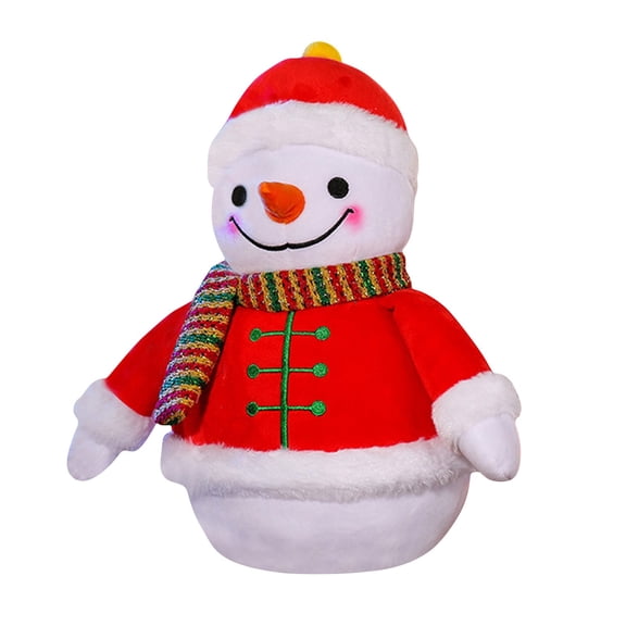 C Soft Stuffed Christmas Snowman Toy Plush Animal For Holiday Home Decoration Bedroom Decor Cuddly Pp Cotton Filled 2026 18Cm
