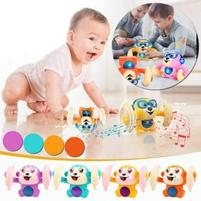 C Sound Activated Flipping Monkey Toy With Led Lights And Music Automatic Rolling Motion Fun Interactive Toy For Kids Requires 3 Aaa Batteries Not Included