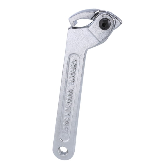 C Spanner Tool Adjustable Hook Wrench Square Head 3/4-2"(19-51mm) Bolts Crescents Wrench Water Meter Wrench