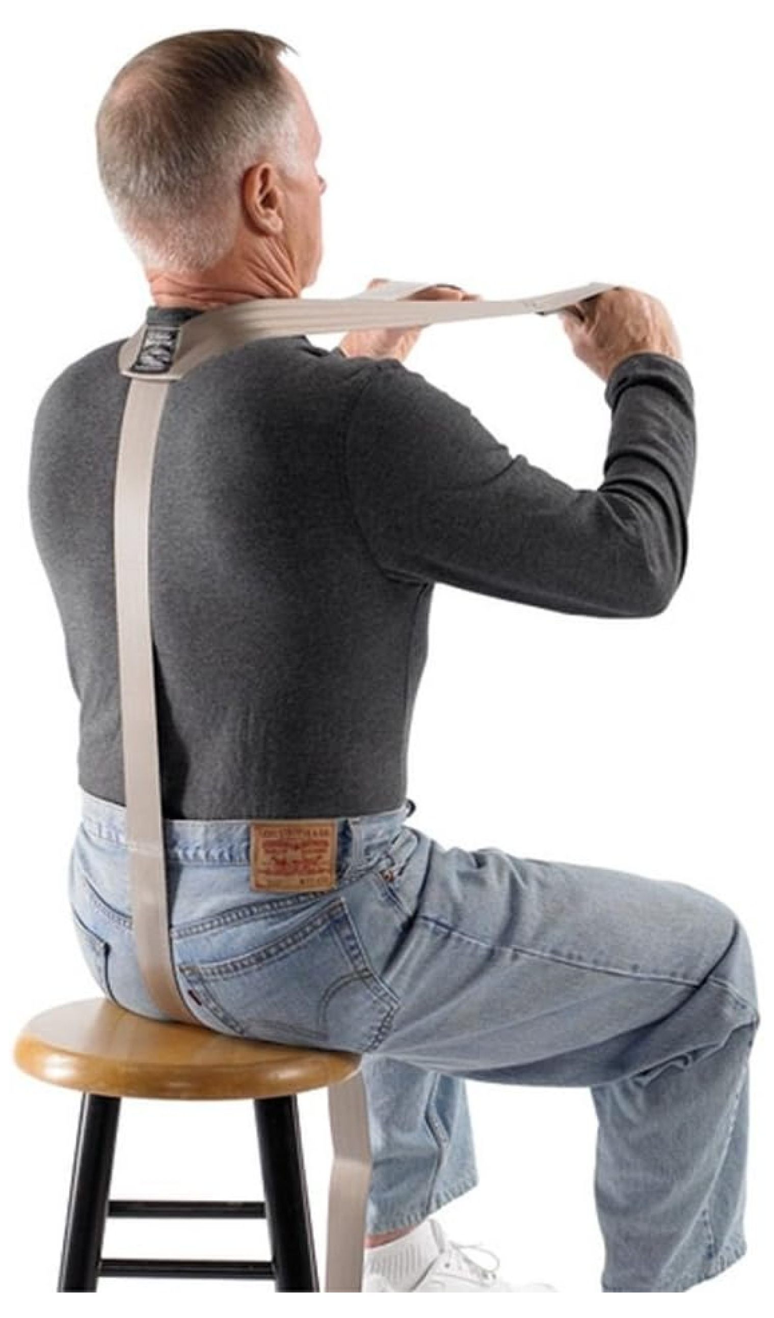 CSpine Retractor — Spine and Neck Retraction Device Stabilizes The Trunk for McKenzie Cervical