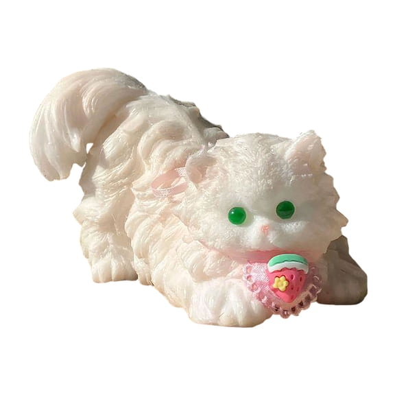 C Squishy Cat Stress Relief Toys Soft Fidget Sensory Toys For Kids Adults Anxiety Relief Desk Decor Home Office Gift 1Pc 0.58 Lbs