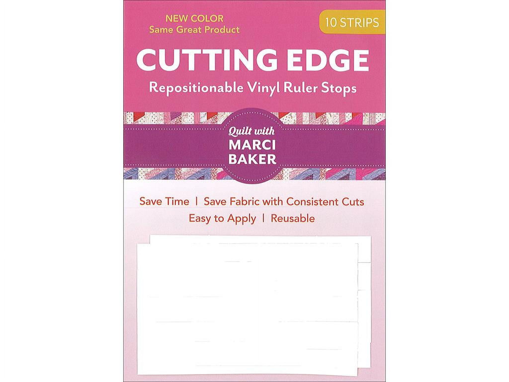 C&T Cutting Edge Vinyl Ruler Stops White 10pc - Walmart Business Supplies
