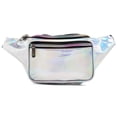 thumbnail image 1 of C.T.Soarsky Belt Bags Women Waist Bag Holographic Fanny Pack for Rave Festival Party-Silver, 1 of 7