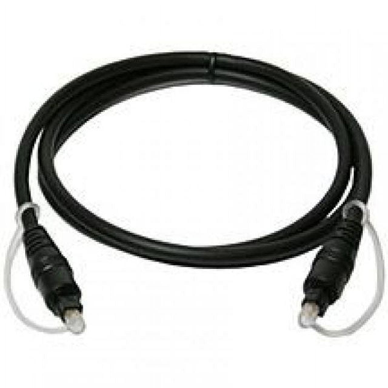 C-TOSLINK-30 - FIBER OPTIC AUDIO CABLE 30FT TOSLINK BLACK - Walmart.com
