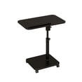 thumbnail image 1 of C Table End Table with Wheels - Height Adjustable Mobile Standing Desk for Home Office Hospital Classroom, 1 of 6