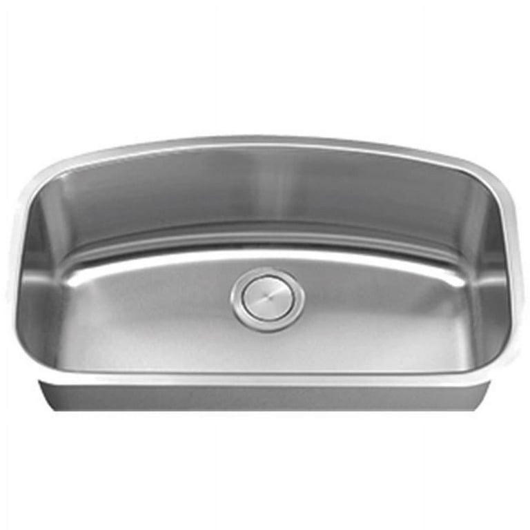 chi☆kook Stylish Completo Dual-mount 31-in x 19-in Brushed Stainless