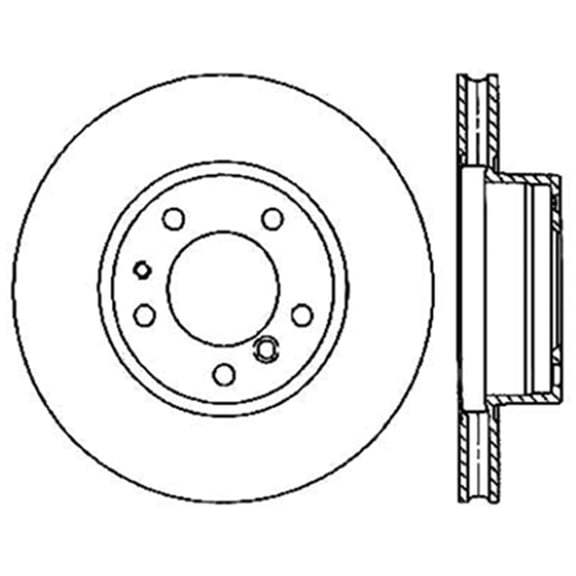 C-Tek Disc Brake Rotor 121.34021 Fits select: 1994-1995 BMW 540, 1987-1992 BMW 735