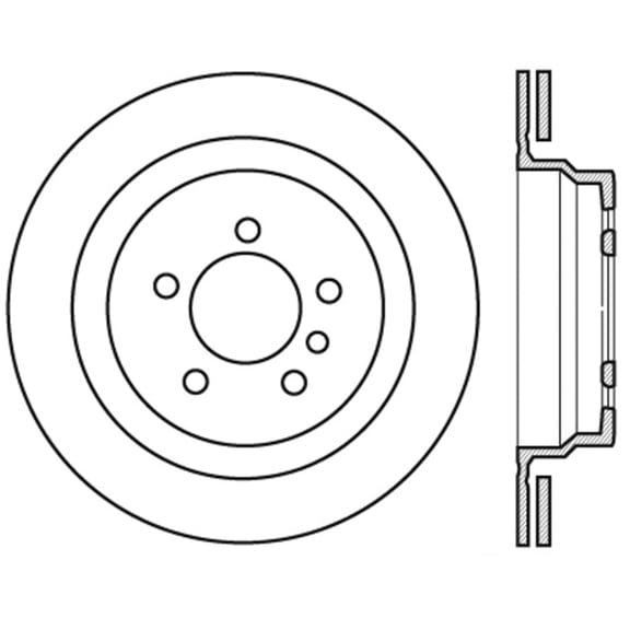 C-Tek Disc Brake Rotor 121.34036 Fits select: 1995-1999 BMW M3, 2000 BMW Z3 ROADSTER