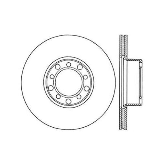 C-Tek Disc Brake Rotor 121.35008 Fits select: 1973-1980 MERCEDES-BENZ 450, 1972 MERCEDES-BENZ 350