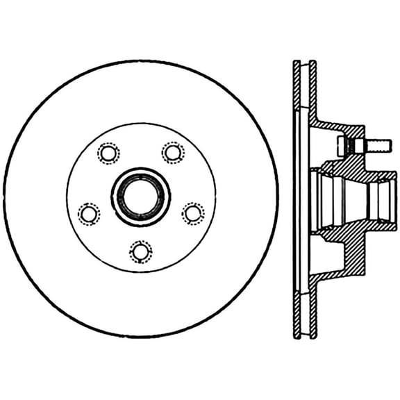 C-Tek Disc Brake Rotor 121.61002 Fits select: 1969-1973 FORD MUSTANG, 1969-1971 FORD TORINO