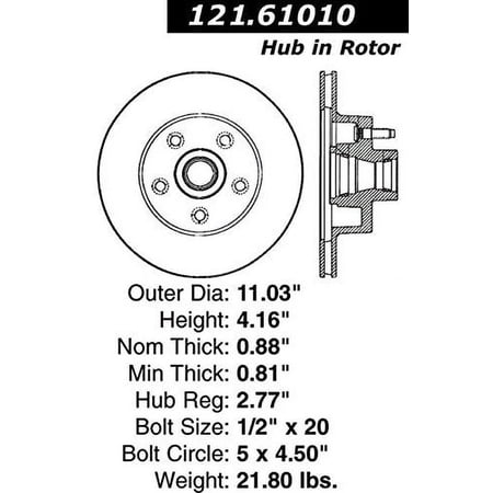 C-Tek Disc Brake Rotor 121.61010