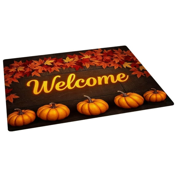 C Thanksgiving Doormat For Front Door Fall Theme Decor