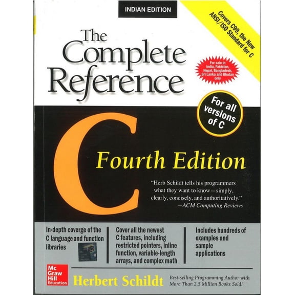 C: The Complete Reference, 4th Ed.