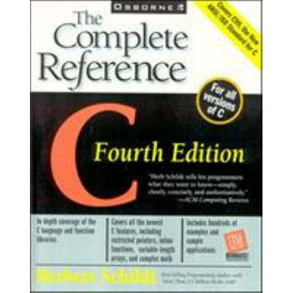 Pre-Owned C: The Complete Reference (Paperback) 0072121246 9780072121247
