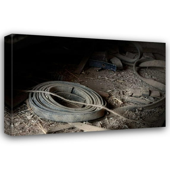 C. Thomas McNemar 24x17 Gallery Wrapped Canvas Wall Art Titled - Leather Strap