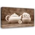 thumbnail image 1 of C. Thomas McNemar 32x23 Gallery Wrapped Canvas Wall Art Titled - Teapot and Daisies II, 1 of 4