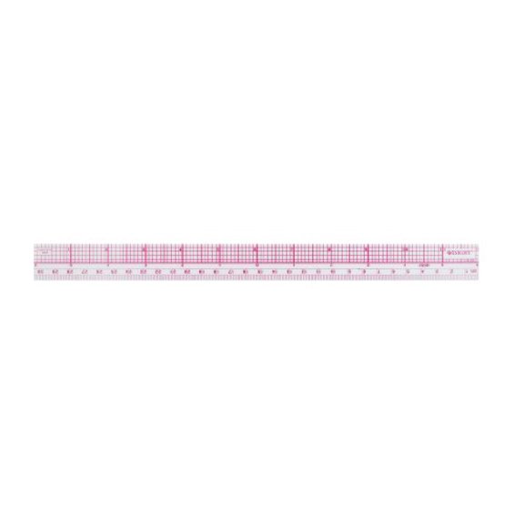 Westcott Plastic Ruler - B-65, 10ths