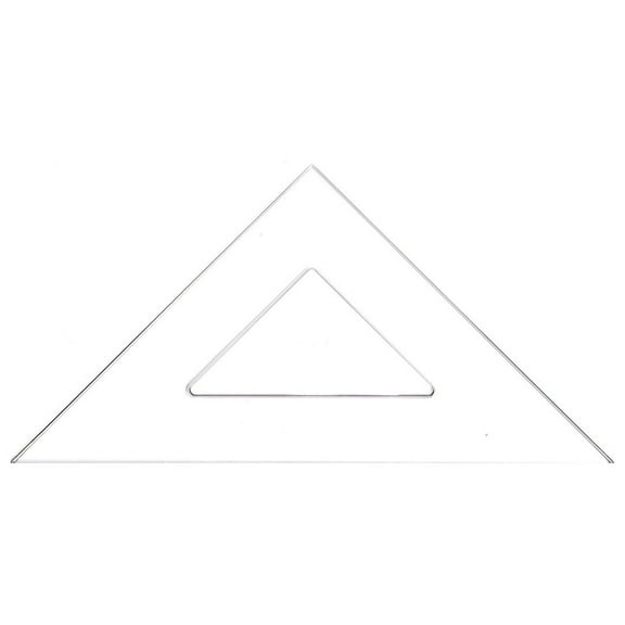 C-Thru Transparent Triangles [Pack of 6]