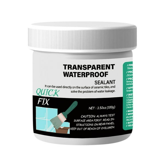C Transparent Waterproof Sealant For Leaks Cracks And Gaps Multi Surface Adhesive Sealer For Home And Bathroom Plastic Tube