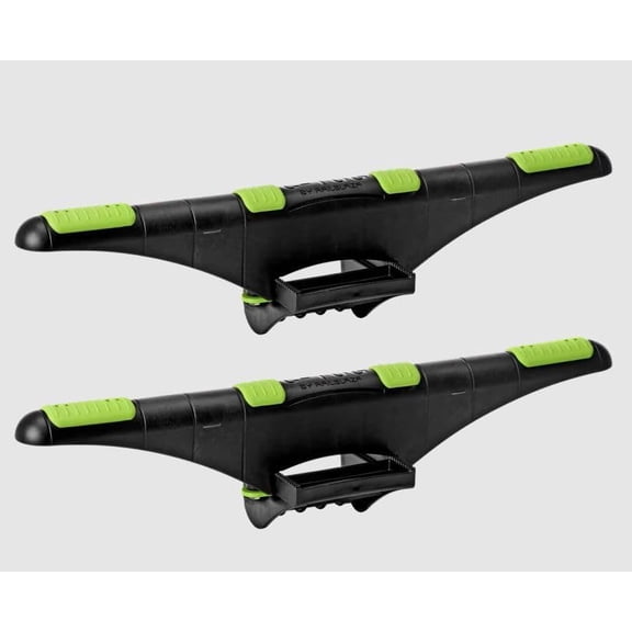 C-Tug R Kayak/Canoe Carrying Cart Hull Rail - 20" Length | Black UV-Stabilized ABS Plastic Set of 2 | Compatible with Classic C-Tug, Kiwi and Sandtrakz Wheel Carts - Includes Stainless Steel Hardware