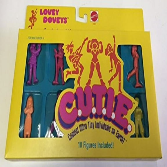 C.U.T.I.E. Coolest Ultra Tiny Individuals on Earth! Cutie Lovey Doveys Everyday Dream Girls (1986 Vintage Toy) by Mattel