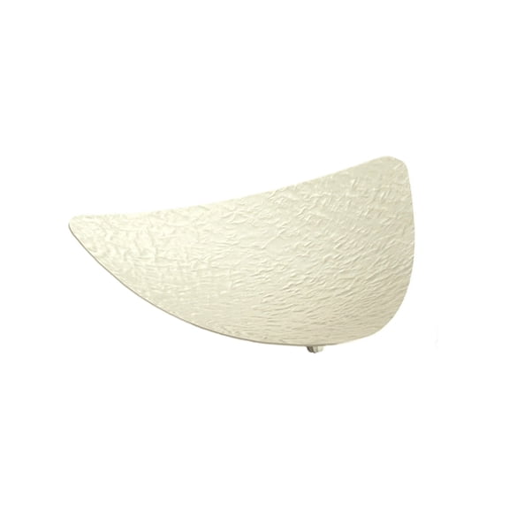 C White Triangular Glacier Style Fruit Tray For Coffee Table Snacks And Nuts Home Decoration