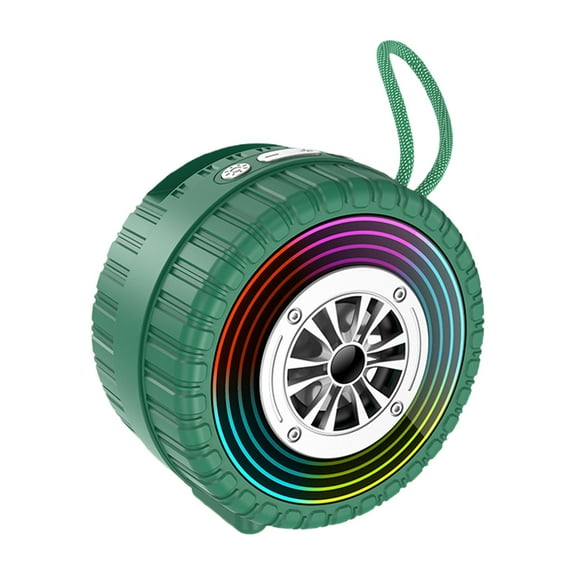 C Wireless Mini Bluetooth Speaker With Smart Lights Tws Connectivity Fm Radio 360 Surround Sound Big Bass Portable And Stylish