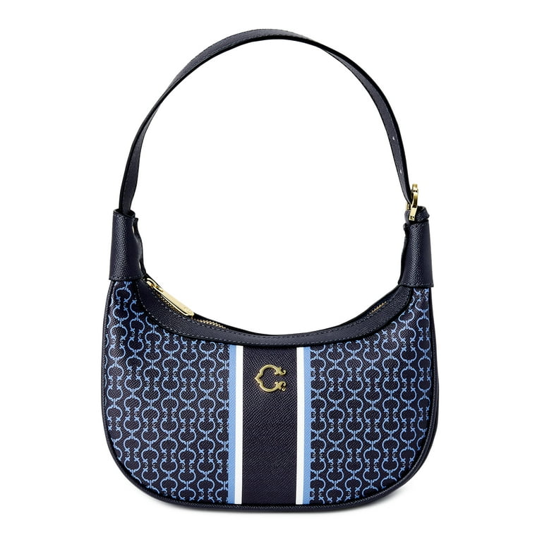 Dooney & Bourke Navy Stripe Crossbody Pouchette, Best Price and Reviews