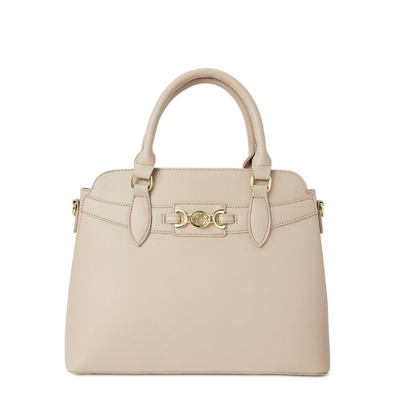 C. Wonder Women’s Adult Naomi Caviar Textured Satchel Bag Oxford Tan