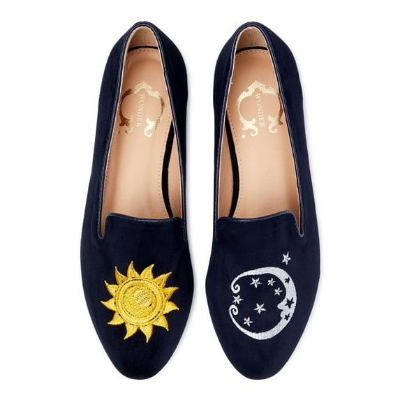 C. Wonder Women's Conversational Smoking Flat