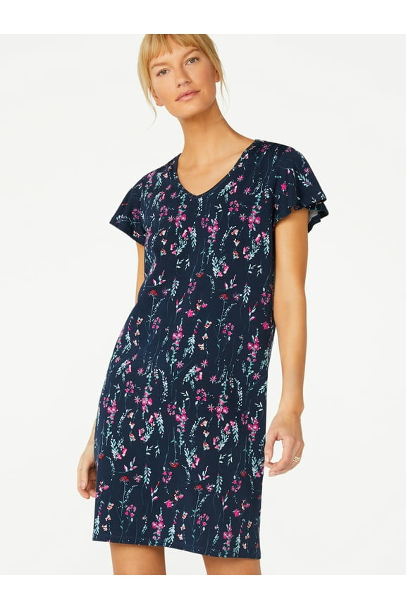 Women’s Flutter Sleeve Dress