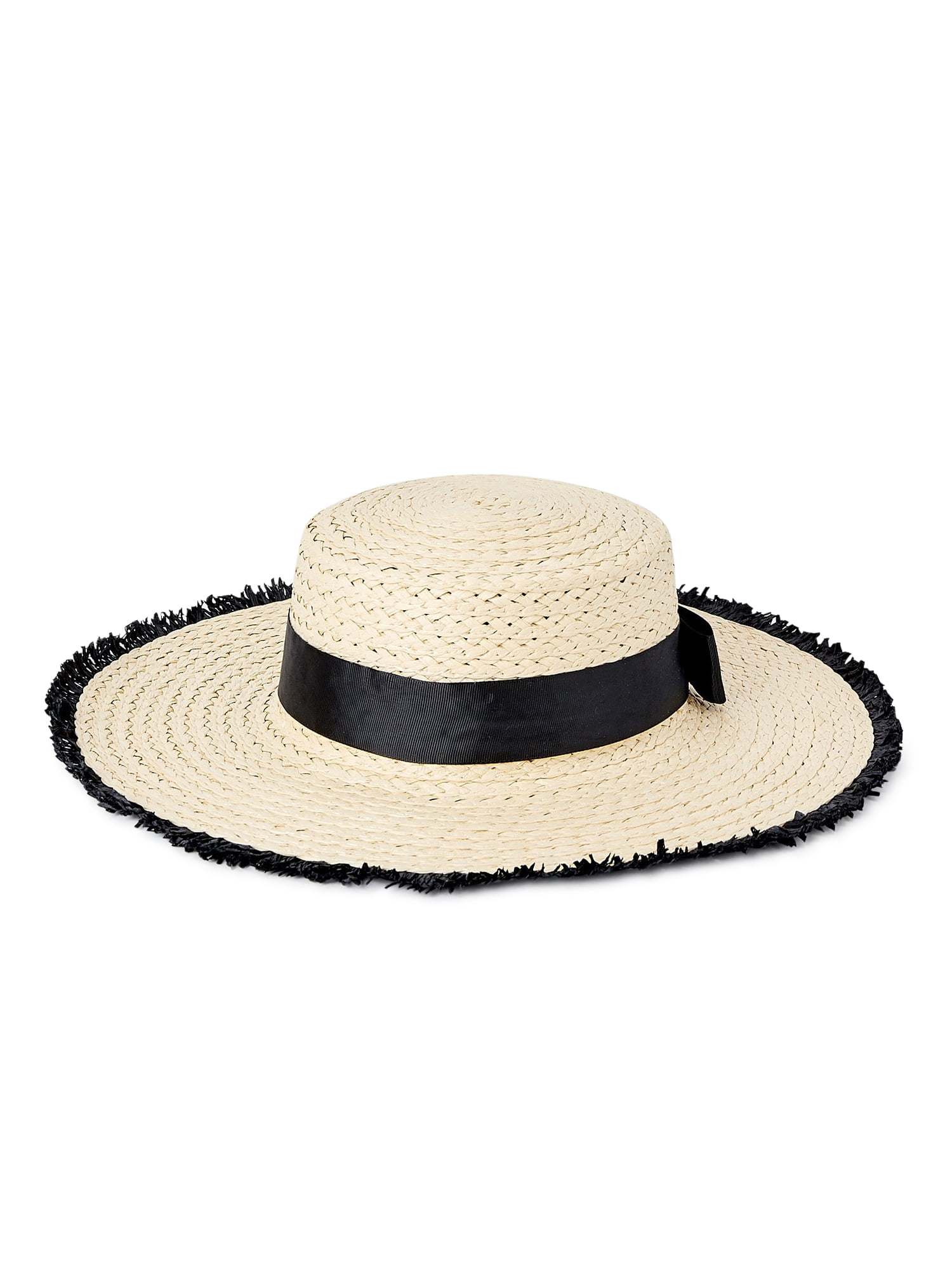 C. Wonder Women's Garden Party Straw Boater Hat with Metallic Bee