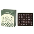 thumbnail image 1 of C Wooden English Letter Stamps, Capital Alphabet Diy Craft Set, For Scrapbooking And Card Making, With Wooden Border, 5.91X3.94X1.18In 0.31Lb, 1 of 3