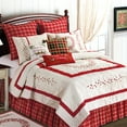 thumbnail image 1 of C&amp;F Home Berry Wreath Holiday Quilt, 1 of 1