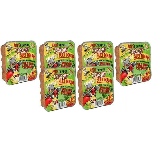 C&S CS12553 11.75 Oz Hot Pepper Delight Wild Bird No Melt Suet Dough