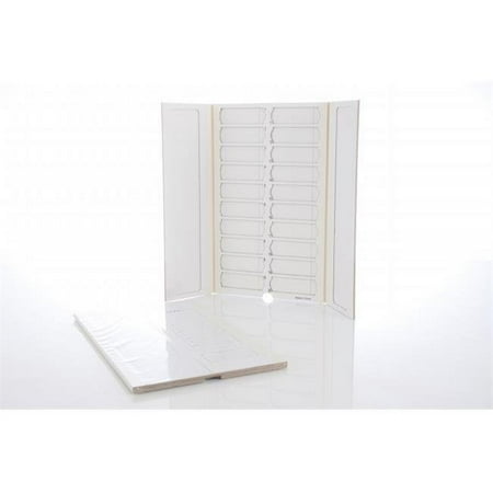 C and A Scientific MSL-25 20 Capacity Slide Folder- White