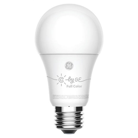 C by GE Full-Color A19 Smart LED Bulb, 60 Watt, 2000 Kelvin
