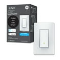 thumbnail image 1 of C by GE On/Off 3-Wire Smart Switch - Works with Alexa + Google Home Without Hub, Paddle Style Smart Switch, Single-Pole/3-Way Replacement, White, 1 of 6