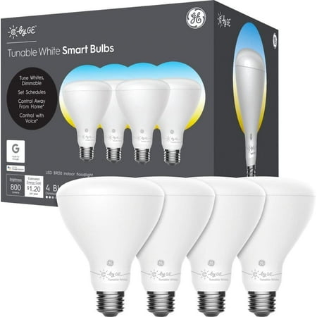 C by GE Tunable White BR30 Smart LED Bulbs (4-Pack)