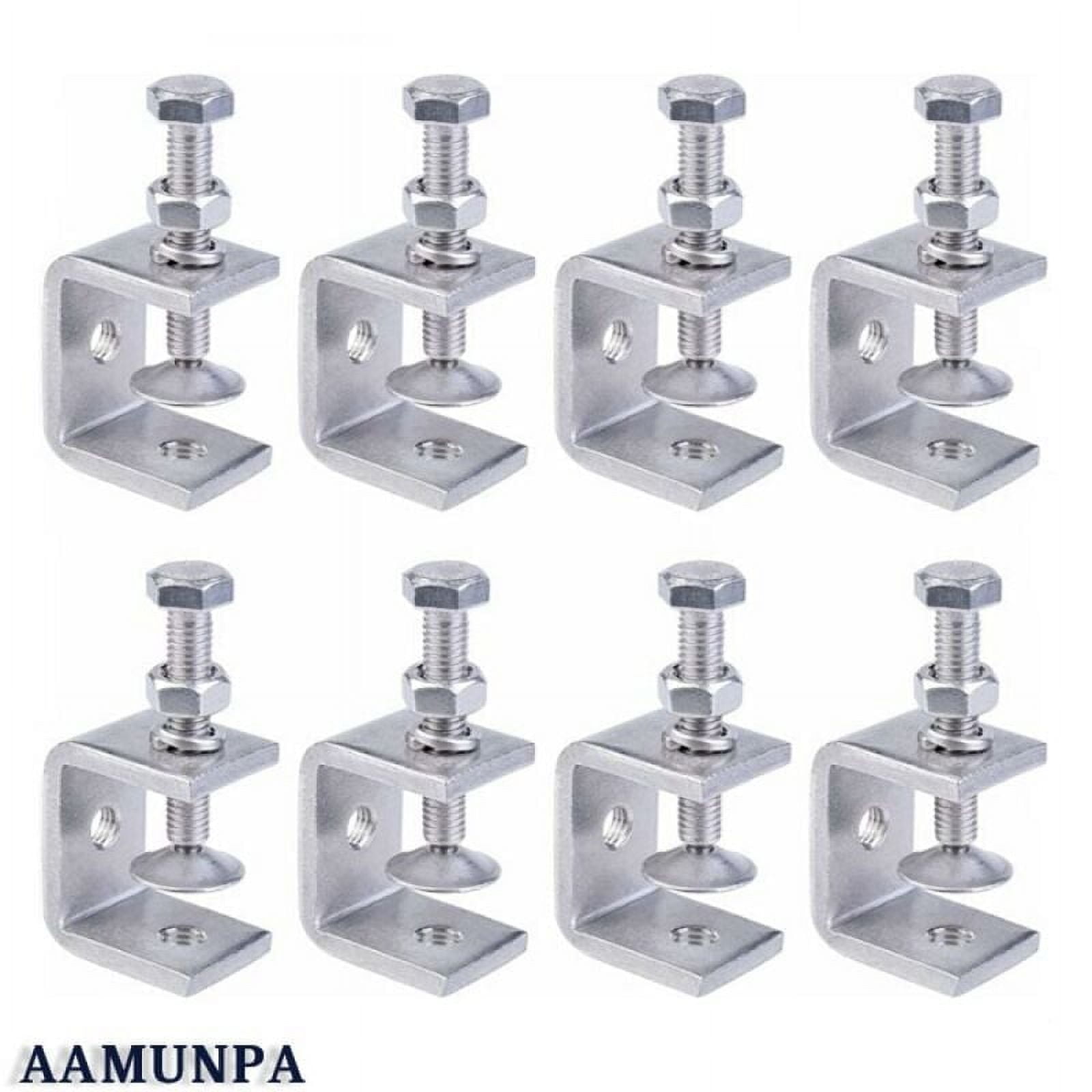 C-clamps, 8 pieces of heavy duty C-clamps made of 304 stainless steel, stainless steel C-clamps, heavy duty C-clamp, heavy duty stainless steel clamp